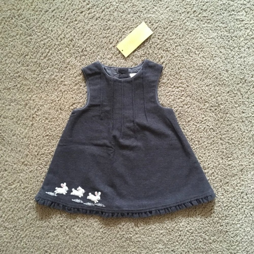 Infant Girl Gymboree Bunny Jumper 3-6 Mos NEW